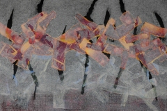lettere a me stesso- tec.mista su tela cm.80x60 2018