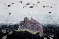 Semiosi -tec.mista su tela cm.80x60   2020